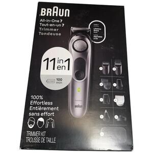 Braun All-in-One Men's Shaving Kit Series 7 7420 11-in-1 Beard, Face, Nose, Ear